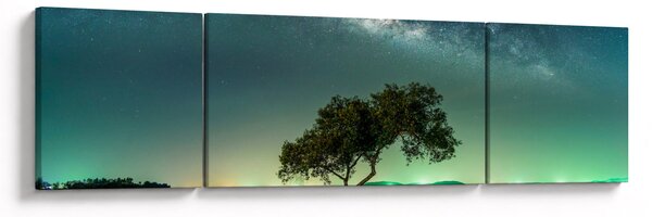 Obraz nocnego nieba (170x50 cm)