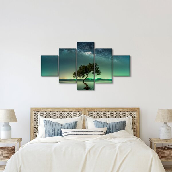 Obraz nocnego nieba (125x70 cm)