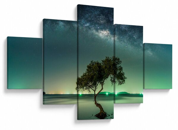 Obraz nocnego nieba (125x70 cm)