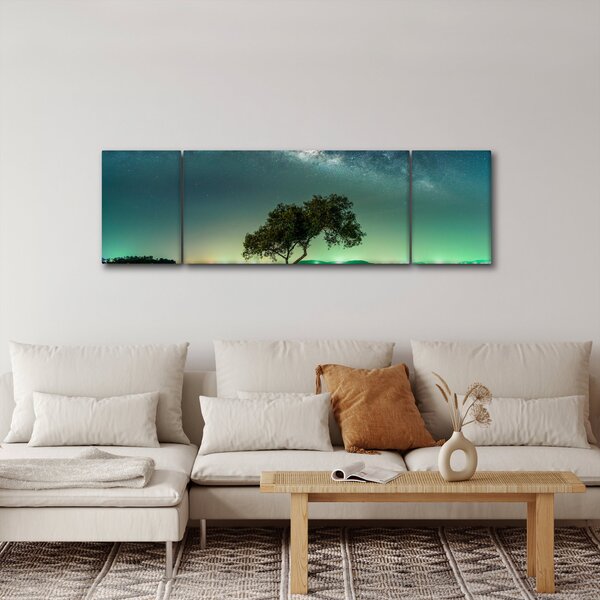 Obraz nocnego nieba (170x50 cm)