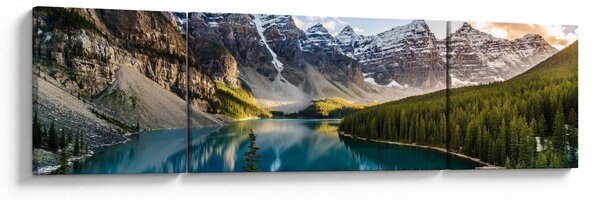 Obraz - Kanada, Park Narodowy Banff, Jezioro Moraine (170x50 cm)