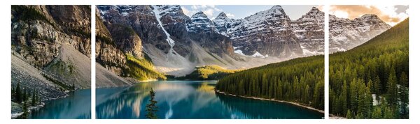 Obraz - Kanada, Park Narodowy Banff, Jezioro Moraine (170x50 cm)