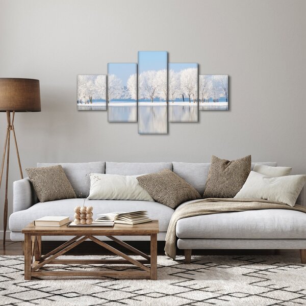 Obraz zimowego krajobrazu (125x70 cm)