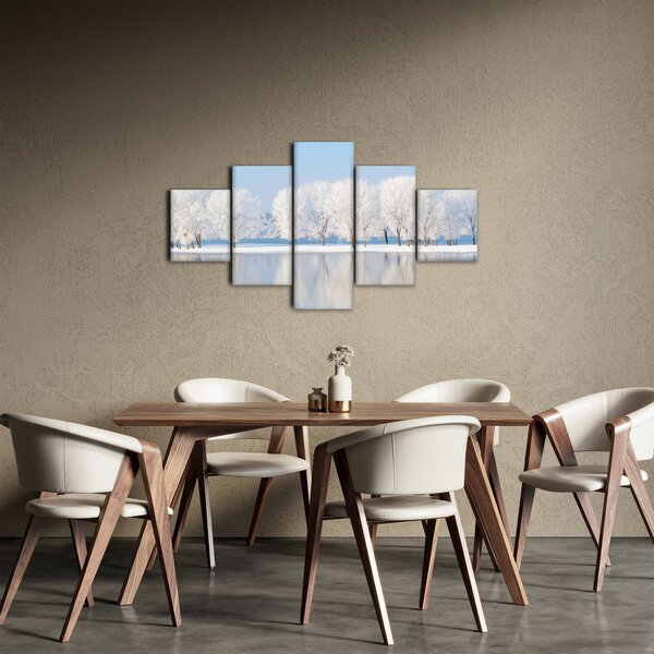 Obraz zimowego krajobrazu (125x70 cm)