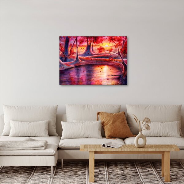 Obraz magicznego lasu (70x50 cm)