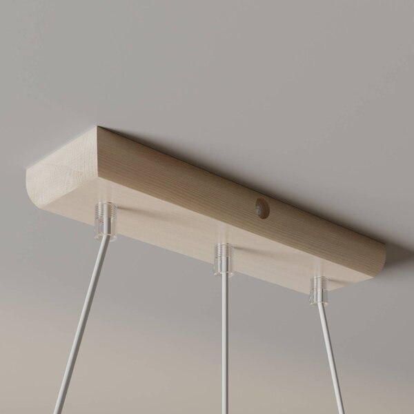 Lampa wisząca Sweden Euluna, możliwość ściemniania, salon / jadalnia, tkanina / materiał / jedwab