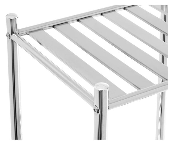 Regał łazienkowy w kolorze srebra 33x78 cm – Premier Housewares