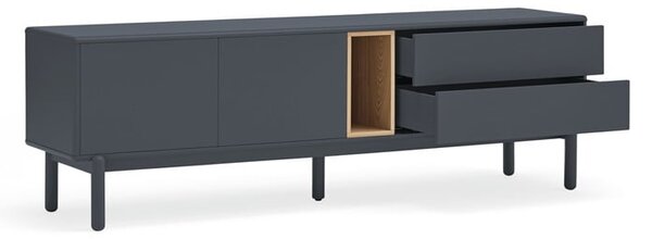 Ciemnoszara szafka pod TV 180x56 cm Corvo – Teulat