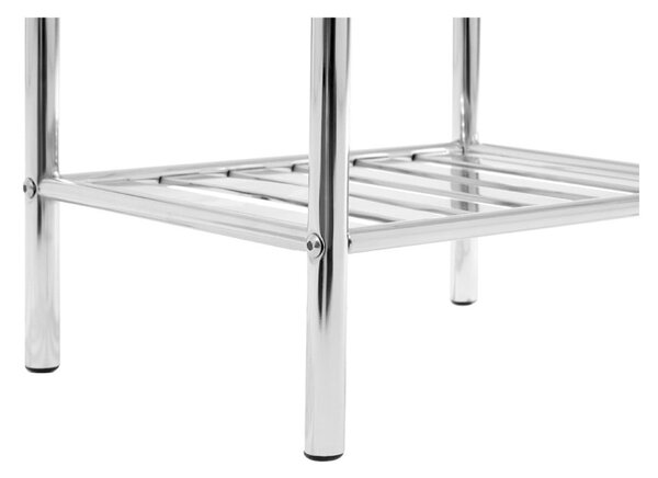 Regał łazienkowy w kolorze srebra 33x78 cm – Premier Housewares