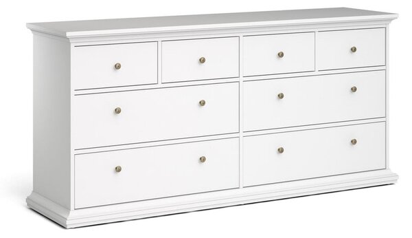 Biała niska komoda 183x87 cm Paris – Tvilum