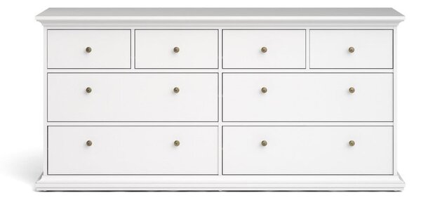 Biała niska komoda 183x87 cm Paris – Tvilum