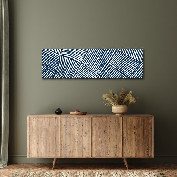 Obraz - linia 3D (170x50 cm)