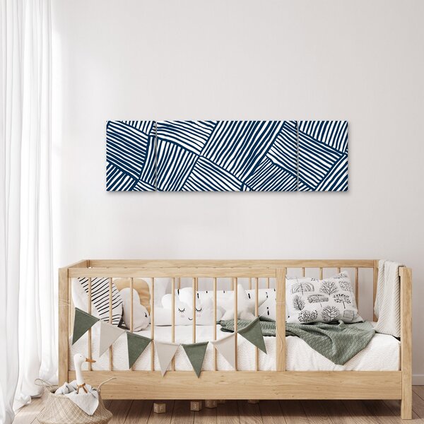 Obraz - linia 3D (170x50 cm)