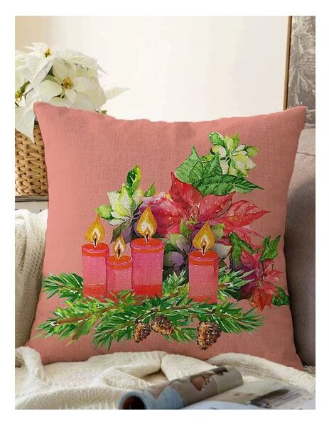 Poszewka na poduszkę ze świątecznym motywem 43x43 cm – Mila Home