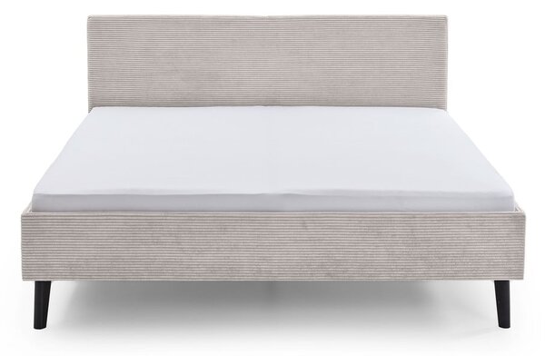 Beżowe tapicerowane łóżko dwuosobowe bez stelaża 180x200 cm Avola – Meise Möbel