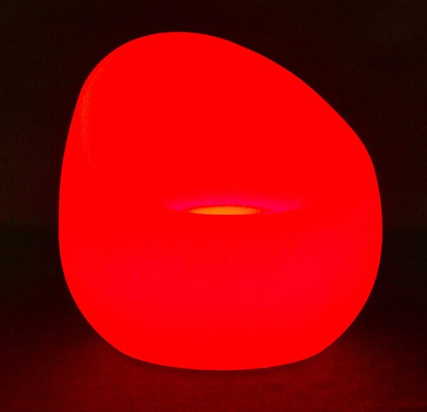 Podświetlane krzesło LED, 70 x 74 cm