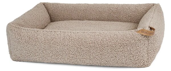 Beżowe legowisko dla psów z materiału bouclé 55x70 cm Senso Greige S – MiaCara