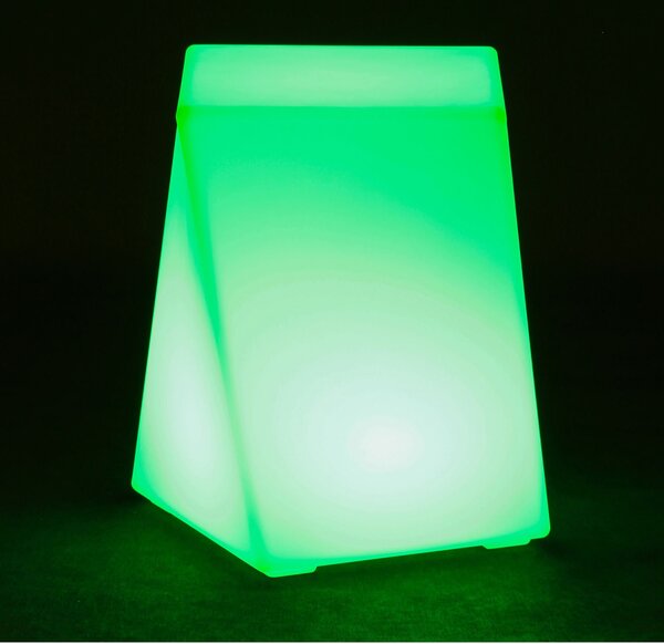 Podświetlany stołek/taboret LED, 50x42 cm