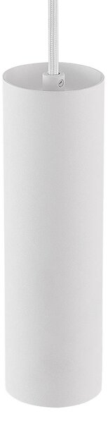 Lampa wisząca Lindby Linaro, 20 cm, biały, 1-fazowy, GU10 Linaro, biały / opal, salon / jadalnia, metal, nowoczesny