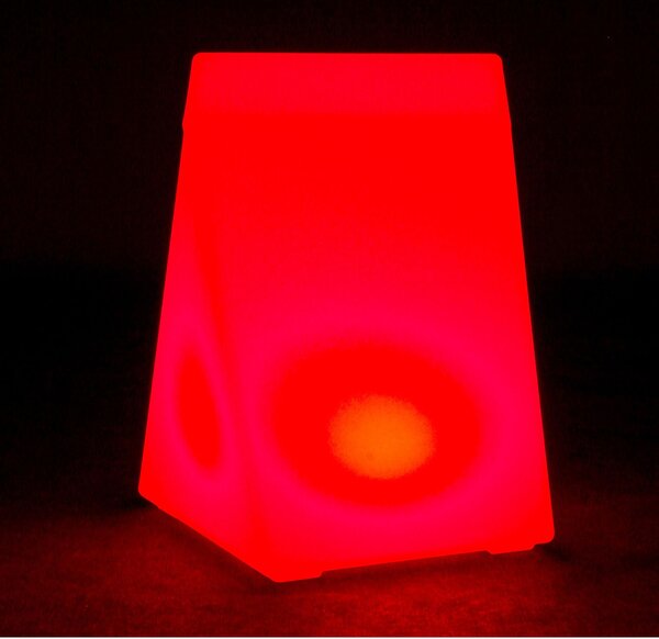 Podświetlany stołek/taboret LED, 50x42 cm