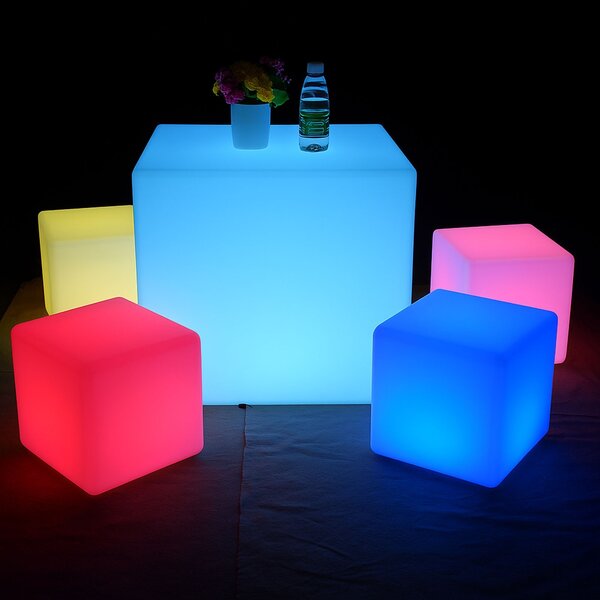 Świecąca kula LED 30 cm – 6 RGB + 3 białe