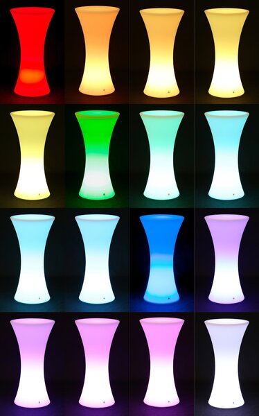 Stół z oświetleniem LED, 116x40 cm