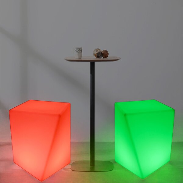 Świecąca kula LED 30 cm – 6 RGB + 3 białe