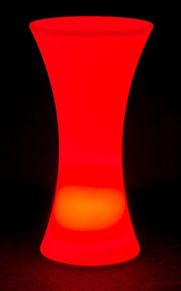 Podświetlany stolik koktajlowy LED, 110 x 58 cm