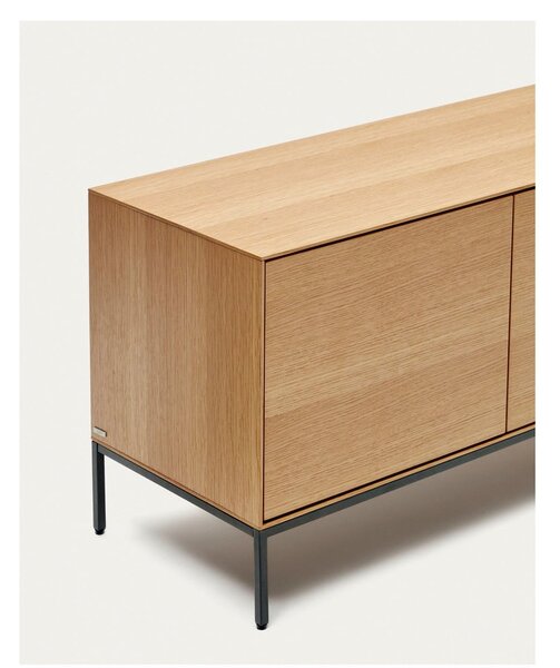 Szafka pod TV w dekorze dębu 195x55 cm Vedrana – Kave Home