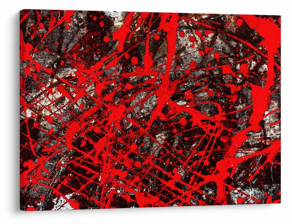 Obraz - Ekspresyjna abstrakcja (70x50 cm)