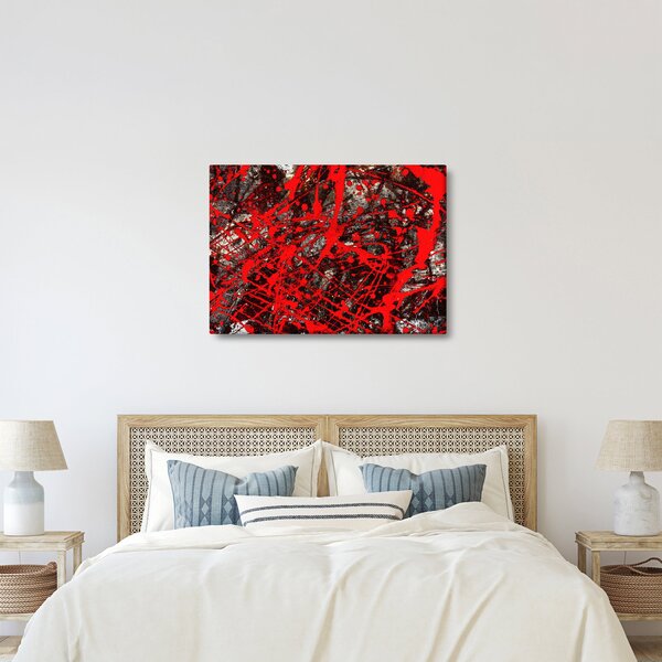 Obraz - Ekspresyjna abstrakcja (70x50 cm)