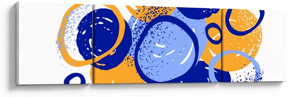 Obraz - Jasny motyw z kółkami (170x50 cm)