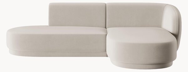 Narożna sofa modułowa z weluru Lionel (4-osobowa)