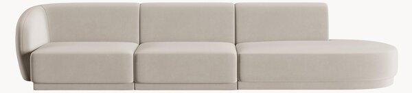 Sofa modułowa z weluru Lionel (4-osobowa), S 311 cm