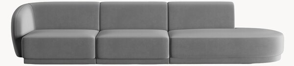 Sofa modułowa z weluru Lionel (4-osobowa), S 311 cm