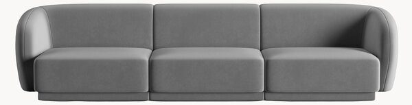 Sofa modułowa z weluru Lionel (4-osobowa), S 266 cm