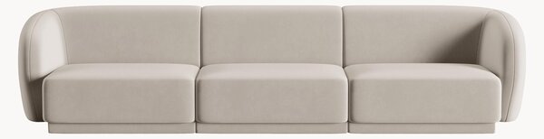 Sofa modułowa z weluru Lionel (4-osobowa), S 266 cm