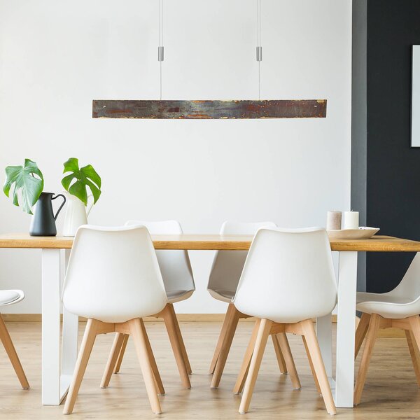Lampa wisząca Malu Quitani, możliwość ściemniania, mosiężny / złoty, salon / jadalnia, aluminium, nowoczesny