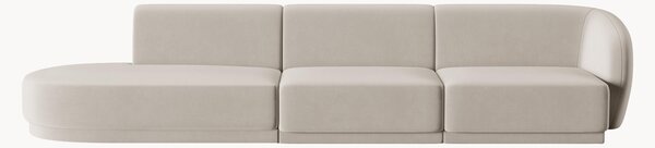 Sofa modułowa z weluru Lionel (4-osobowa), S 311 cm