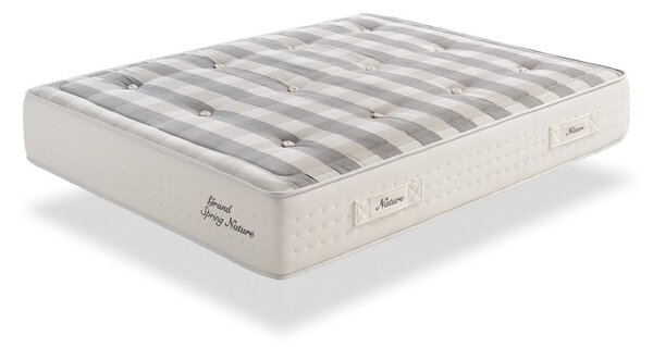 Średnio twardy sprężynowy materac termoregulacyjny 80x200 cm Grand Spring Nature – Moonia