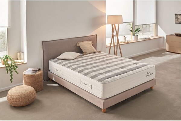 Średnio twardy sprężynowy materac termoregulacyjny 80x200 cm Grand Spring Nature – Moonia