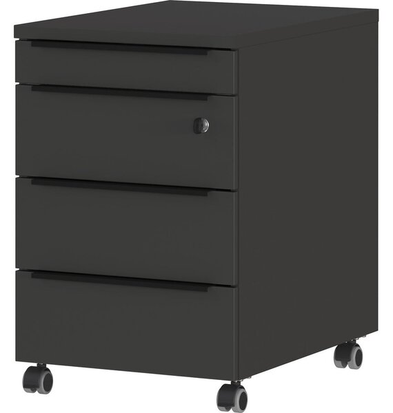 Antracytowa szafka z zamkiem 42x63 cm Mailand – Germania