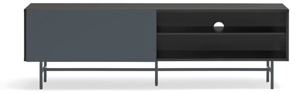 Czarno-antracytowa szafka pod TV 180x56 cm Nube – Teulat
