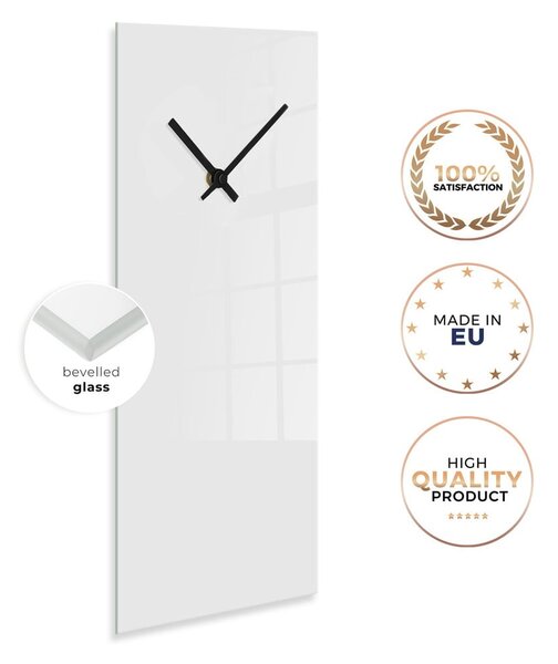 Szklany zegar ścienny Be you – Styler