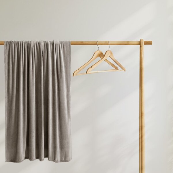 Brązowy koc DecoKing Mic, 150x200 cm