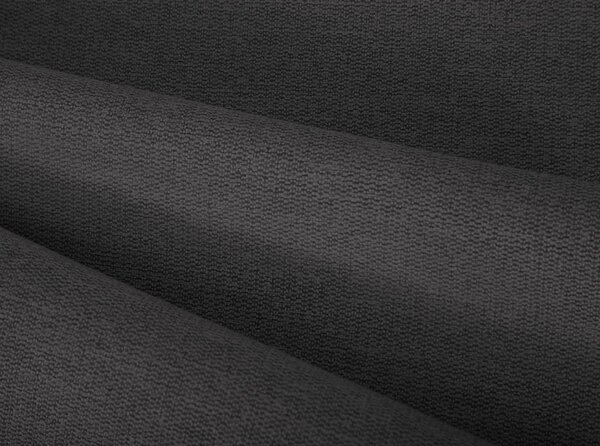 Ciemnoszare tapicerowane łóżko dwuosobowe ze schowkiem i stelażem 200x200 cm Casey – Mazzini Beds