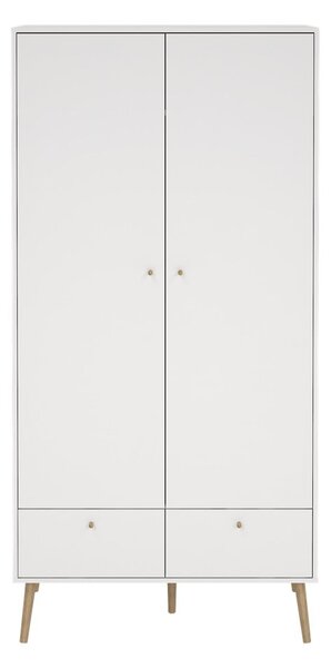 Biała szafa 99x200 cm Bodo – Tvilum