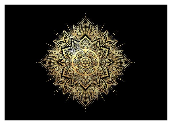 Obraz na szkle - Mandala bogactwa (70x50 cm)