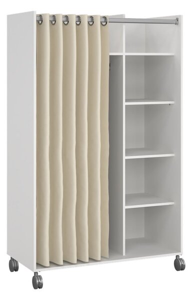 Biało-beżowa szafa 100x160 cm Kit – Tvilum