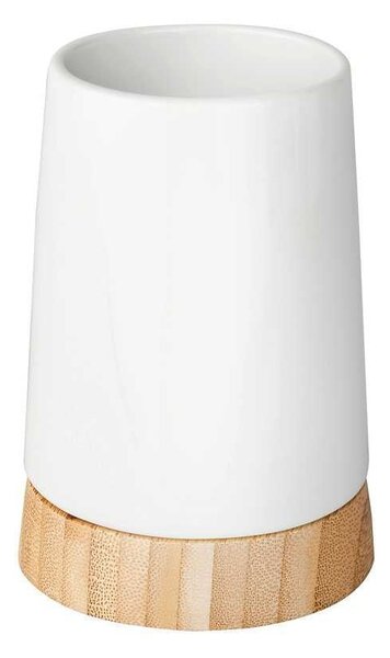 Biały zestaw ceramicznych akcesoriów łazienkowych Bamboo – Wenko